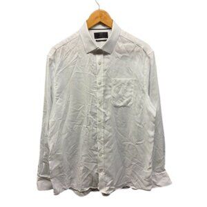 M&S White Dress Shirts Men’s 16.5 Regular Fit Cotton Long‎ Sleeve Non Iron Lot 2